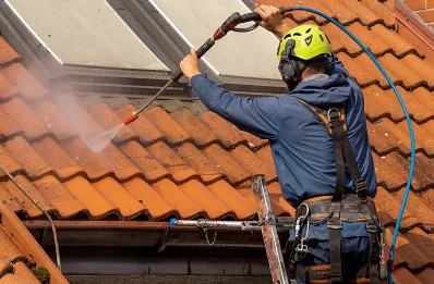 Démoussage et hydrofuge de toiture à Fretin